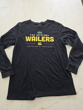 The Original Wailers Black Long Sleeve Graphic Shirt